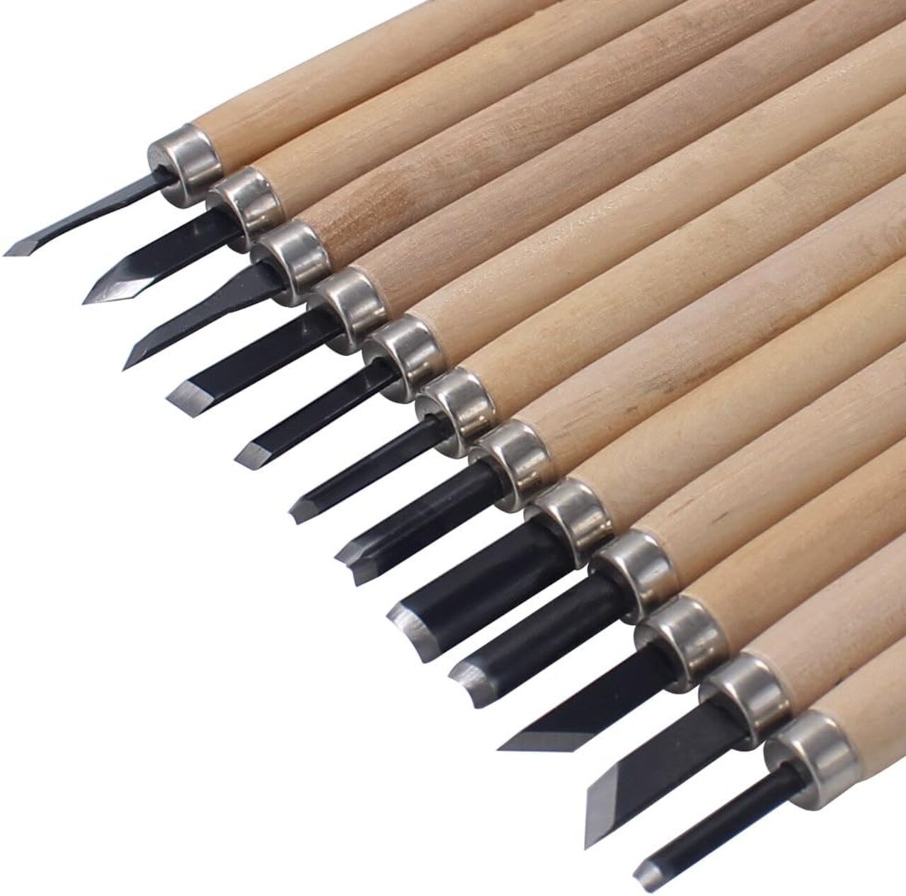 Wood Carving Knife Set, 12 Pcs Carving Tools for DIY Sculpture Beginners